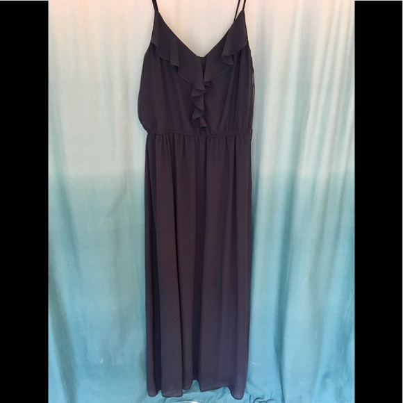 LC by Lauren Conrad chiffon maxi worn once - Picture 2 of 5